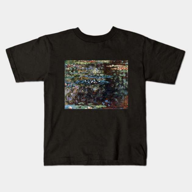 Waterlilies by Claude Monet Kids T-Shirt by MasterpieceCafe